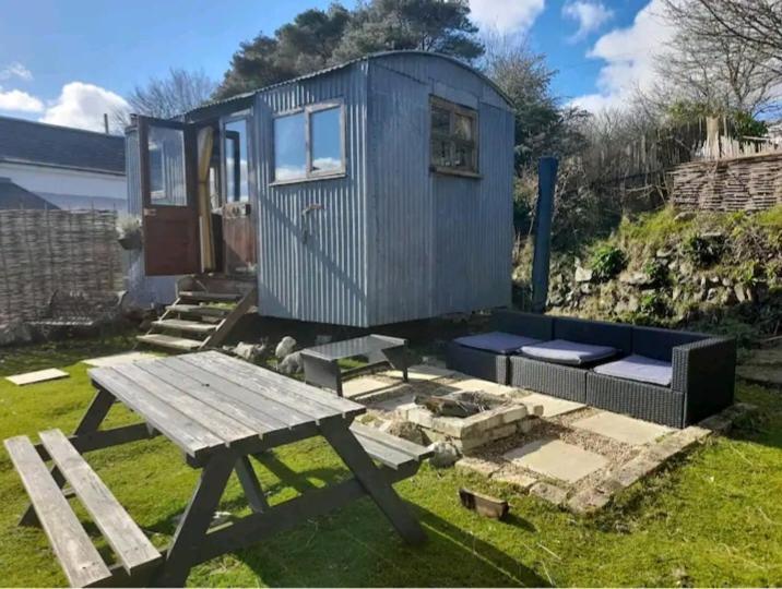 Treguth Glamping Unique Experience - Themed Huts Hotell Saint Day Exteriör bild